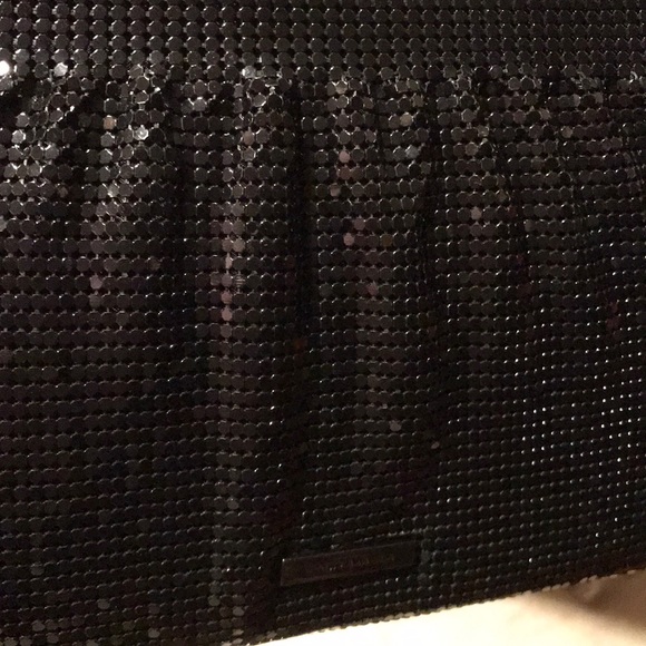 BCBG Max Azria Black Mesh Clutch. - Picture 7 of 7